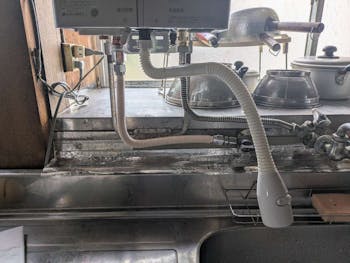 静岡県磐田市のお客様のガス湯沸かし器交換工事　具体的な工事内容3