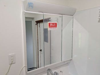 静岡県磐田市のお客様の洗面化粧台交換工事　具体的な工事内容1