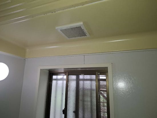 工事前　宮城県大崎市のお客様の浴室換気扇工事