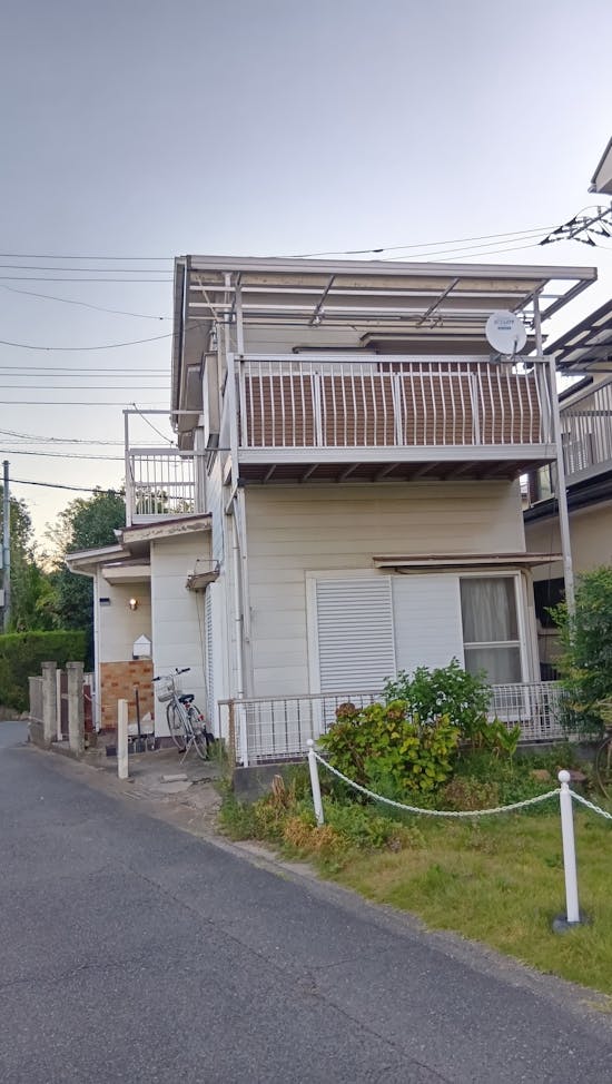 工事前　草津市のお客様の外装補修・塗装工事