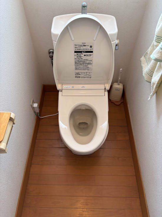 工事後　茨城県牛久市のお客様のウォシュレット交換工事