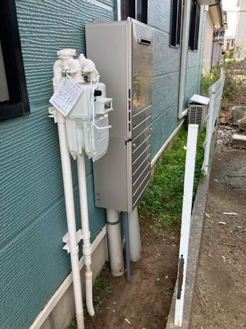 新潟県新潟市のお客様のガス給湯器交換工事