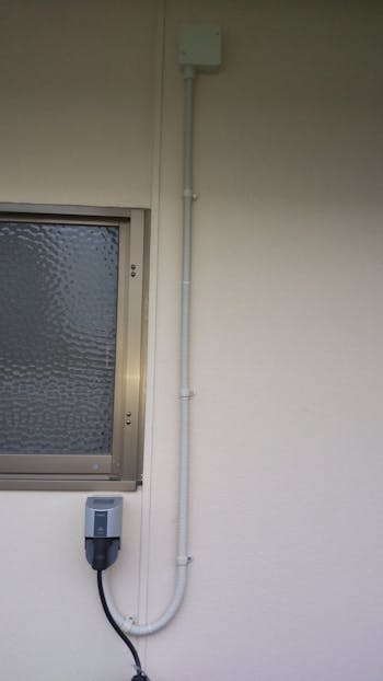 前橋市のお客様の太陽光発電・蓄電池・EV（PHEV）工事　具体的な工事内容2