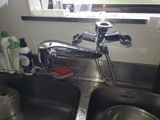 工事後　宮城県仙台市のお客様のキッチン混合水栓交換工事