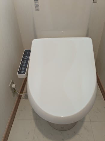 埼玉県のお客様の温水洗浄便座交換工事