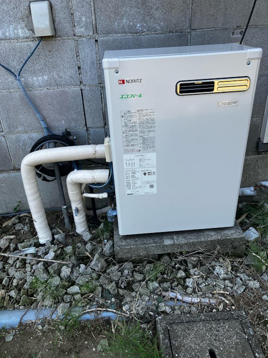 工事後　市原市のお客様の石油給湯器工事