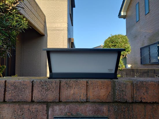 工事後　千葉県のお客様の門柱灯、キッチン灯工事