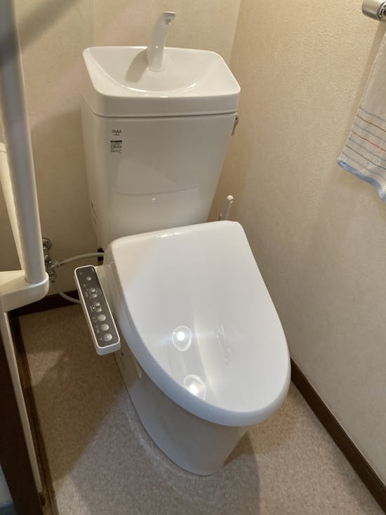 工事後　静岡県のお客様のトイレ交換工事