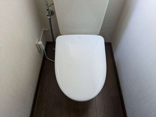 工事後　静岡県静岡市のお客様の温水洗浄便座工事