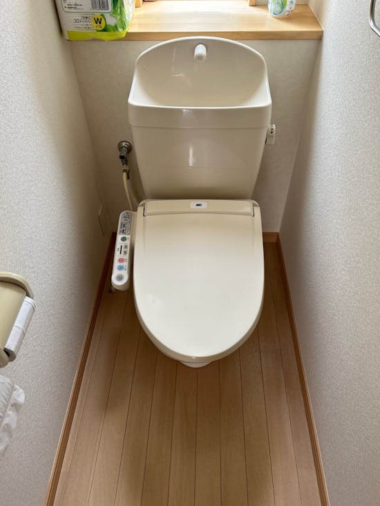 工事前　福島県南相馬市のお客様の温水洗浄工事 