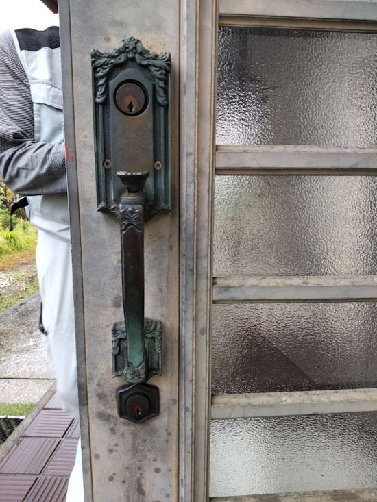 工事前　千葉県市原市のお客様のドアノブ交換工事