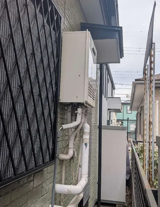 工事前　東京都八王子市のお客様の給湯器交換工事