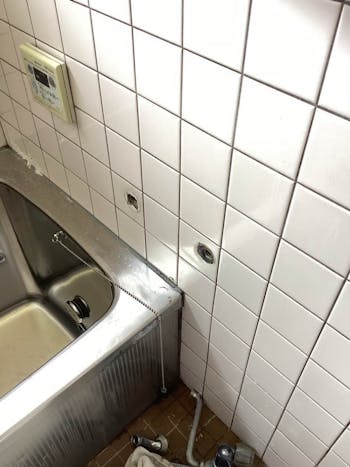 神奈川県横須賀市津久井の浴室水栓交換工事　具体的な工事内容1