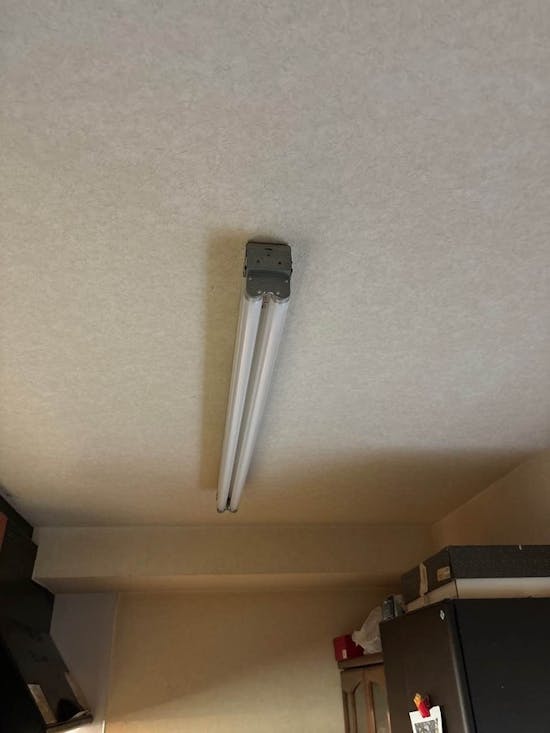 工事前　栃木県宇都宮市のお客様のシーリングライト取付工事