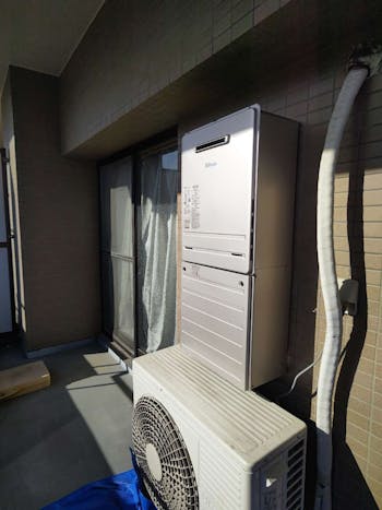 福島県いわき市のガス給湯器交換工事