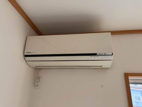 工事前　静岡県富士市のお客様のエアコン交換工事