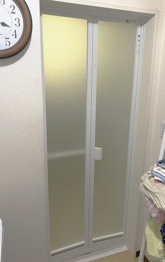 工事後　埼玉県のお客様の浴室折戸交換工事