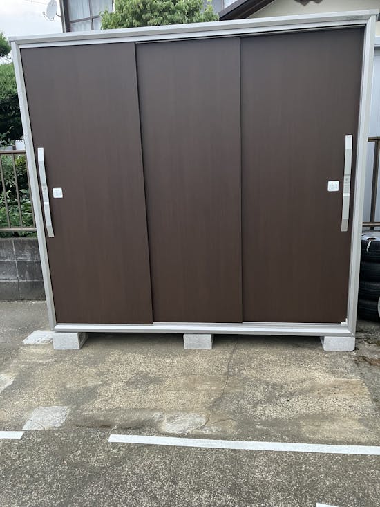 工事後　静岡県のお客様の物置・倉庫工事