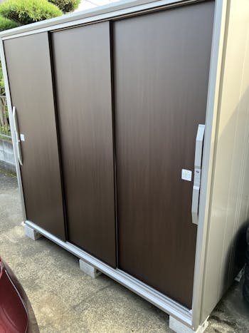 静岡県のお客様の物置・倉庫工事　具体的な工事内容1