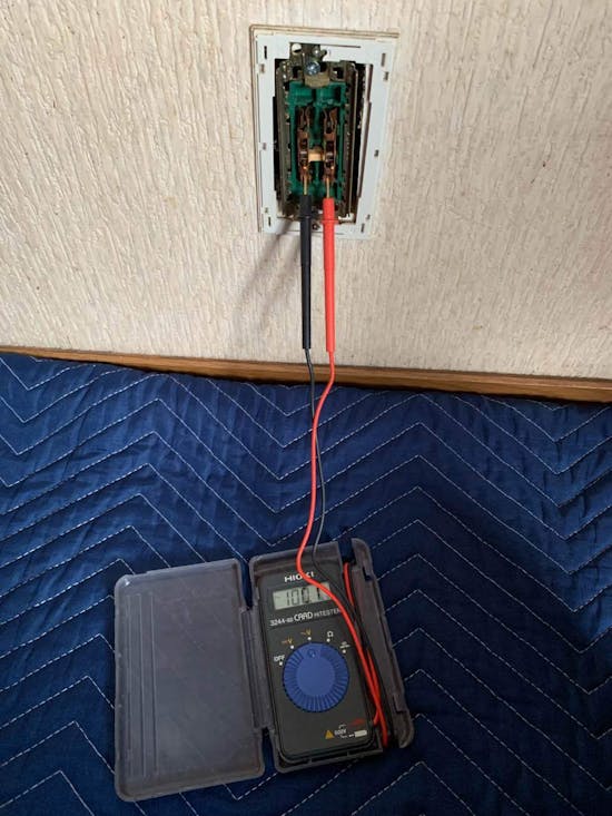 工事前　静岡県富士宮市淀師のお客様の電気工事