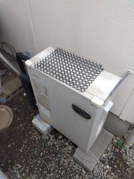 工事前　東京都福生市のお客様の石油給湯器工事