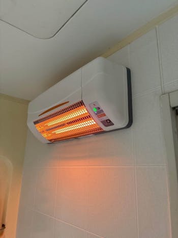 埼玉県行田市のお客様の浴室暖房機設置工事