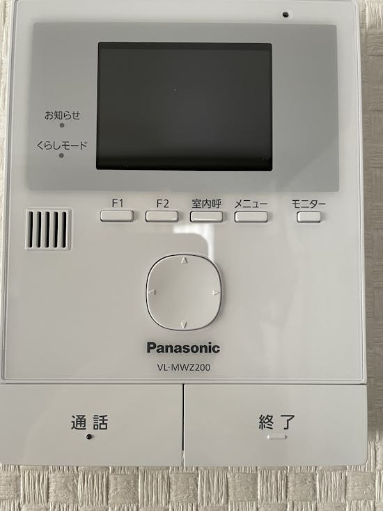 工事後 高崎市のお客様のテレビドアフォン工事