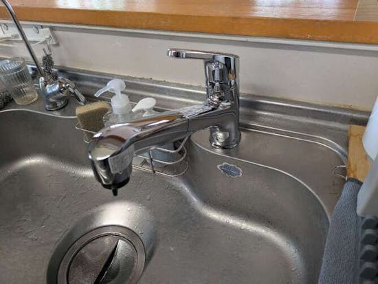 工事後　静岡県静岡市のお客様のキッチン水栓工事