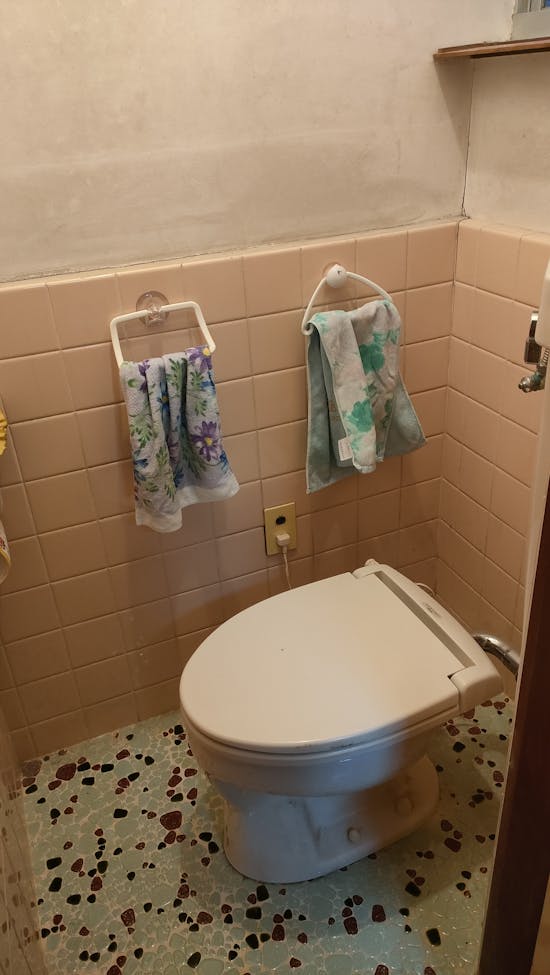 工事前　埼玉県のお客様のトイレ交換工事