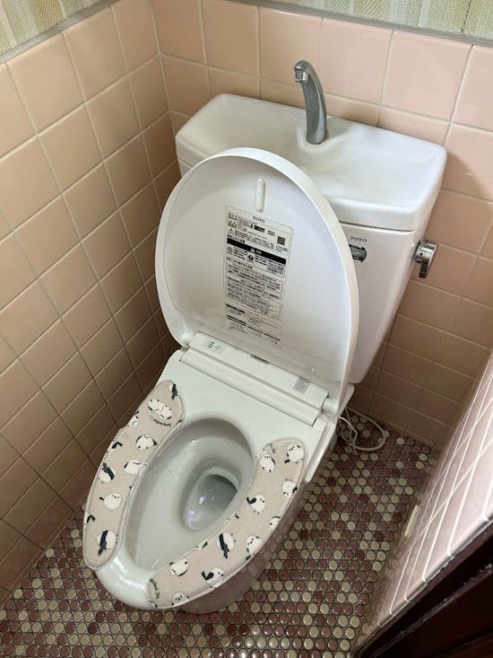 工事前　福島県原町区のお客様のTOTO EXトイレセット工事