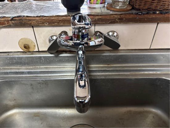 工事後　群馬県安中市のお客様のキッチン水栓工事