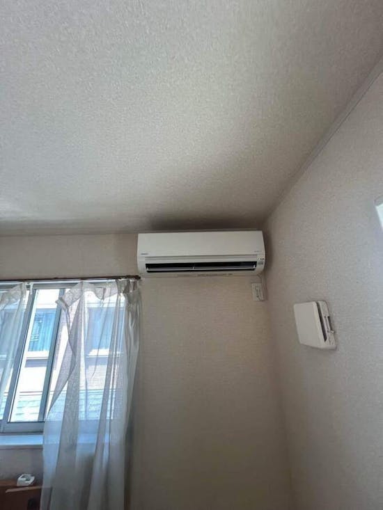 工事後　神奈川県横浜市のお客様のエアコン2台新設工事