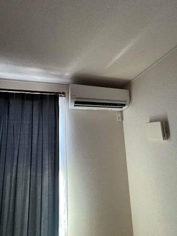 神奈川県横浜市のお客様のエアコン2台新設工事　具体的な工事内容1