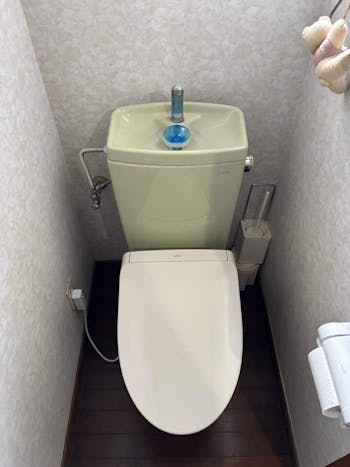 茨城県水戸市のお客様の温水洗浄便座交換工事
