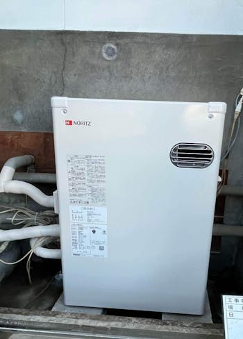 長野県佐久市のお客様の石油給湯器工事