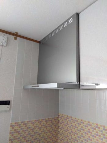 東京都八王子市のお客様のレンジフード入れ替え工事