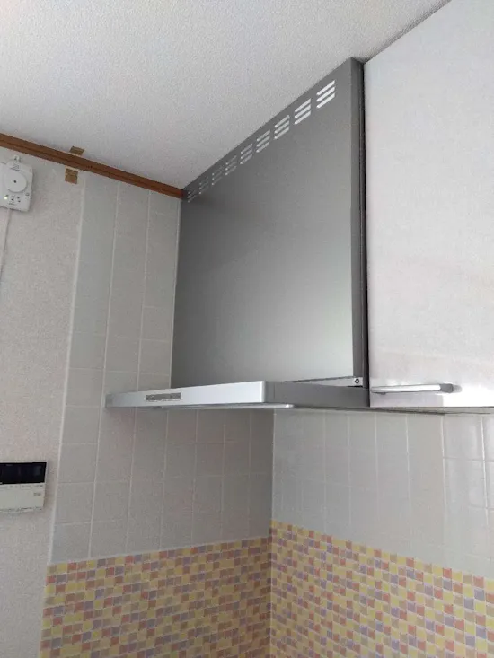 工事後 東京都八王子市のお客様のレンジフード入れ替え工事