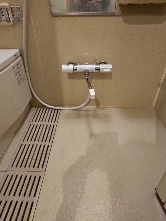 工事後　三重県四日市市のお客様のバス水栓交換工事