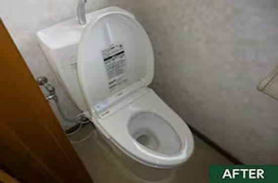 工事後　群馬県のお客様のトイレ工事