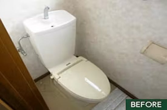 工事前　群馬県のお客様のトイレ工事