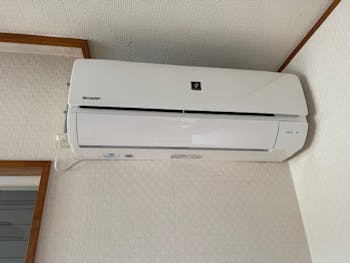 東京都のお客様のエアコン設置工事