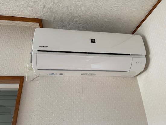 工事後 東京都のお客様のエアコン設置工事