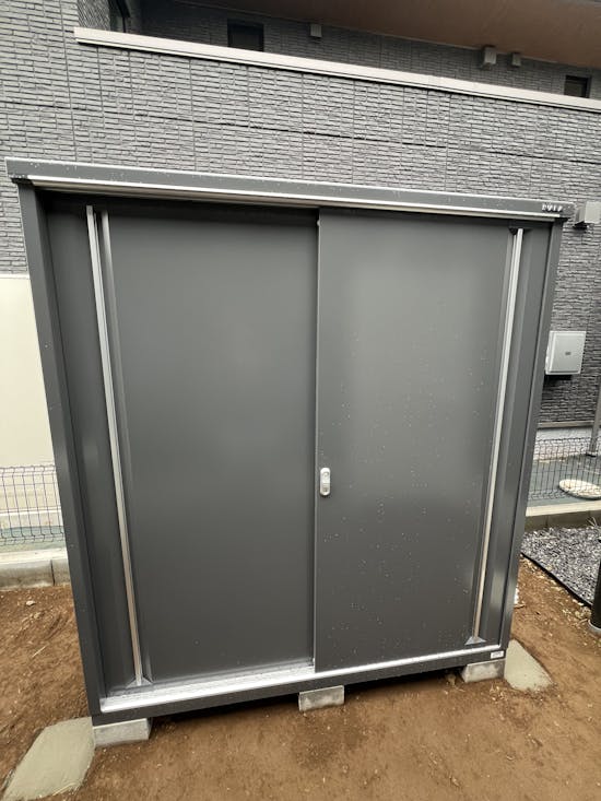 工事後　印西市のお客様の物置・倉庫工事