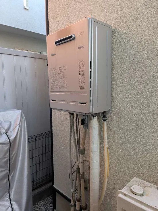 工事前　東京都あきる野市のお客様の給湯器交換工事