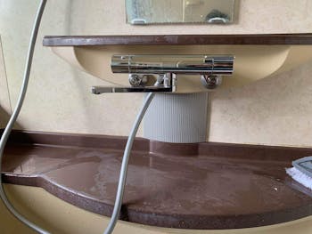 埼玉県加須市のお客様の浴室水栓交換工事 　具体的な工事内容1