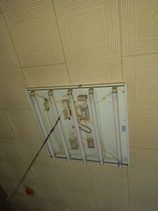 工事前　東京都青梅市のお客様の照明器具取付工事