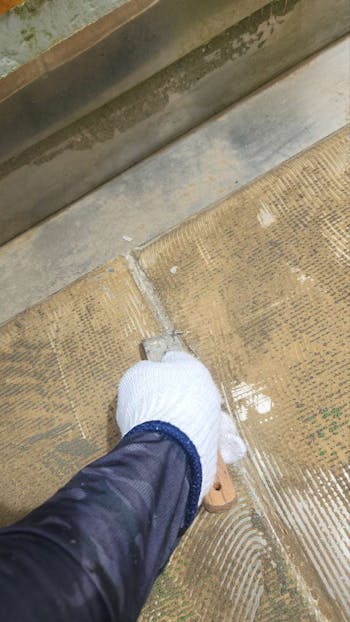 千葉県佐倉市のお客様のベランダ床修繕工事　具体的な工事内容2