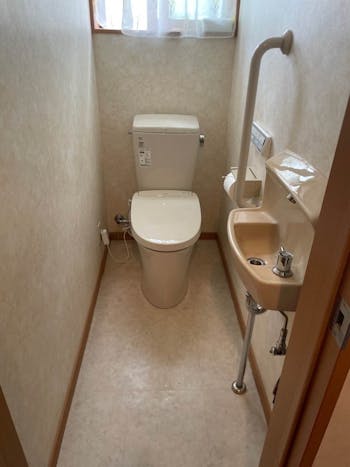 山梨県富士吉田市のお客様の1F2FLIXILトイレ工事　具体的な工事内容1