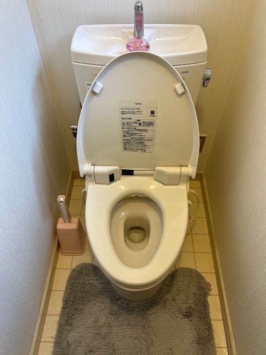 工事前　宮城県宮城郡七ヶ浜町のお客様のウォシュレット取付工事