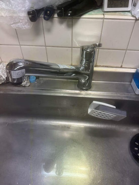 工事後　栃木県下都賀郡壬生町のお客様のキッチン水栓交換工事